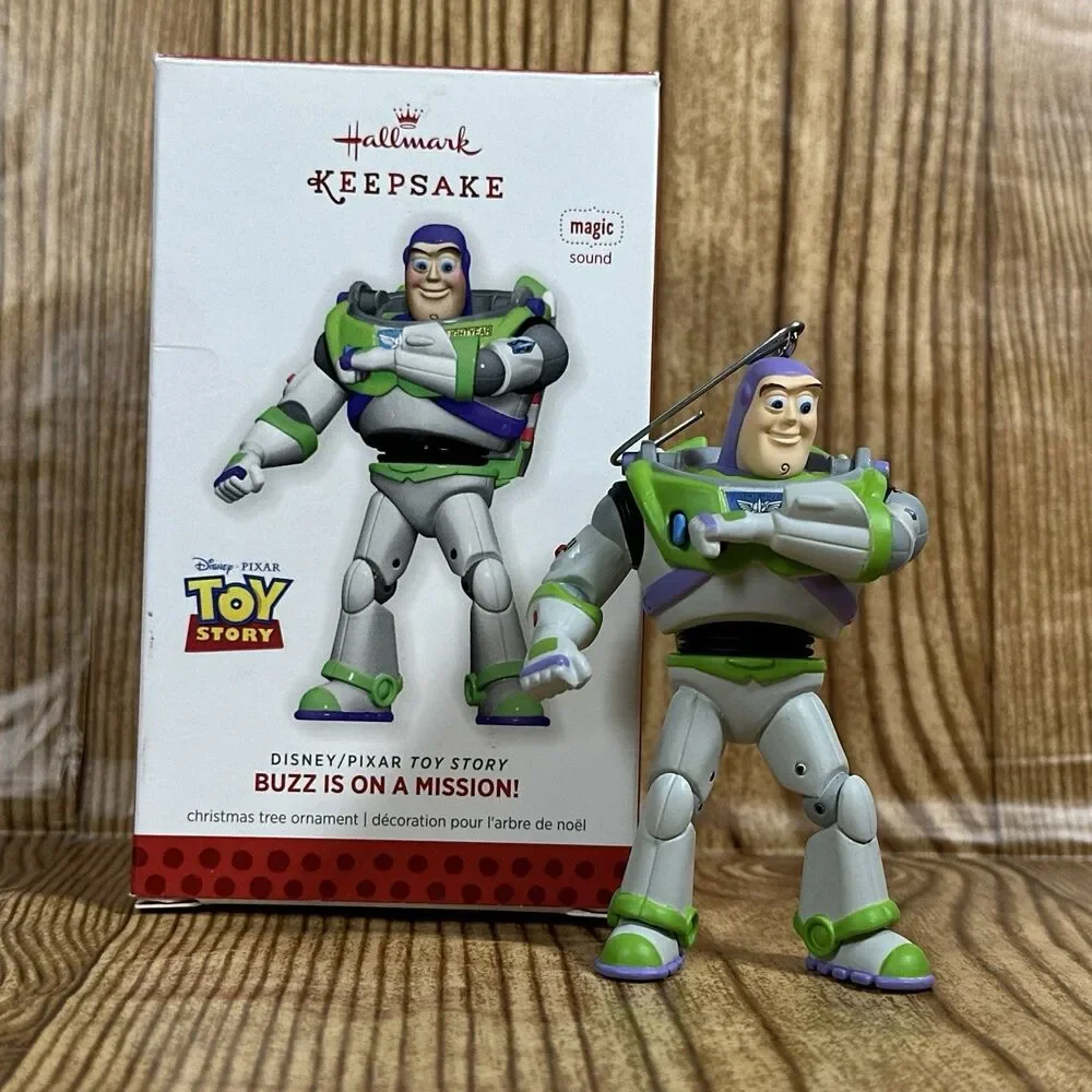 Hallmark Keepsake Disney Christmas Ornament Toy Story Buzz‎ Is On A Mission 2014